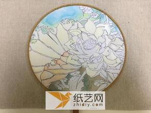 手工diy成人团扇视频